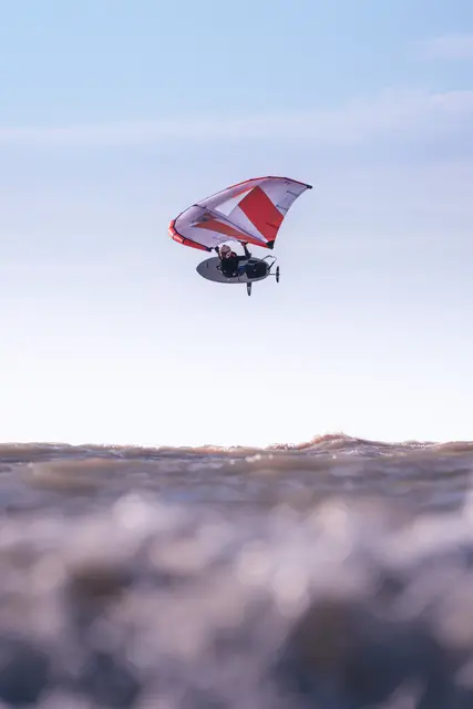 Guillaume Bouthinon kitesurfing, photo by Olivier Schmitt