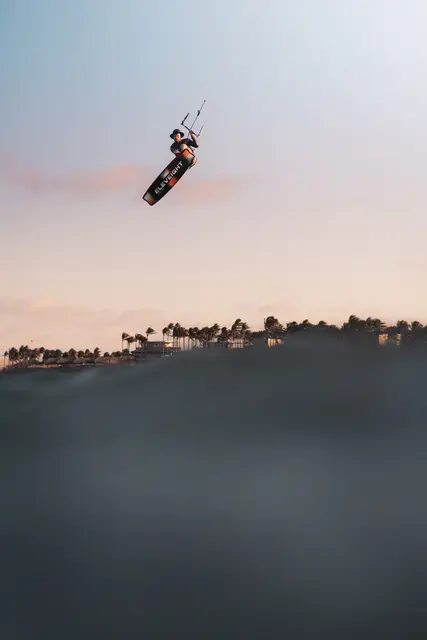 Philippe Ancelin kitesurfing, photo by Olivier Schmitt