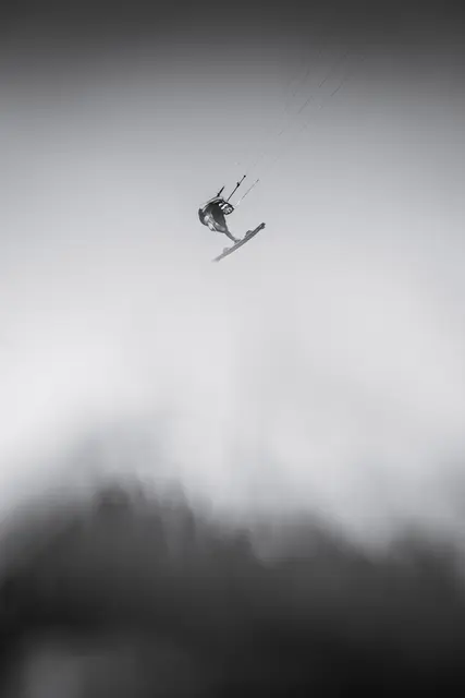 Pierre Dupond kitesurfing, photo by Olivier Schmitt